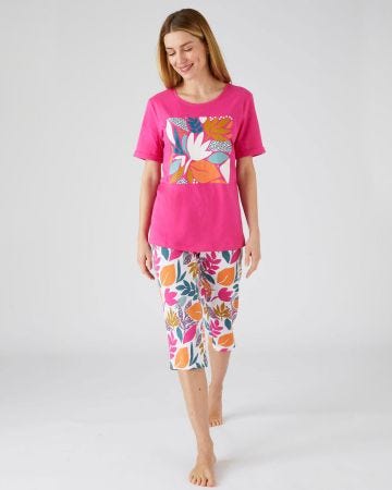 T-shirt de pyjama pur coton peigné