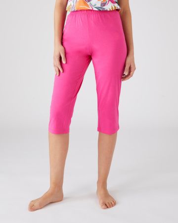 Pantacourt de pyjama pur coton peigné