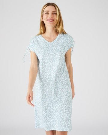 Chemise de nuit pur coton peigné