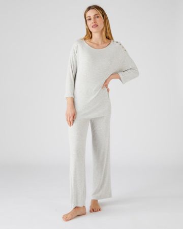 Pyjama maille côtelée extrême stretch