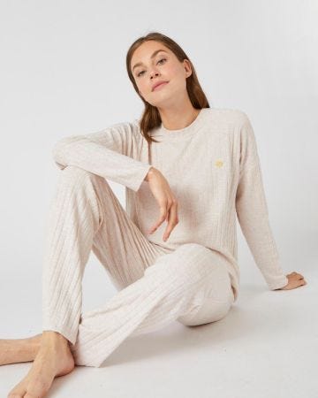Pyjama maille côtelée Thermolactyl