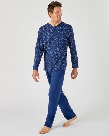 Pyjama maille jersey pur coton peigné