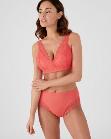 Culotte midi détails dentelle LYDIE de Damart