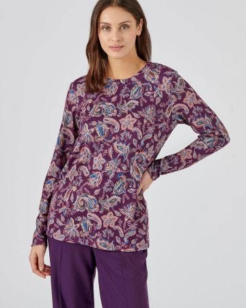 Tee-shirt maille chaude, manches longues