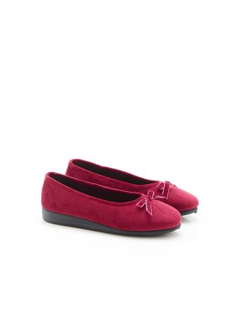 Chaussons aspect velours
