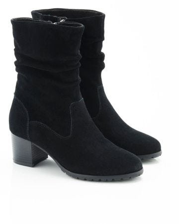 Boots effet plissé
