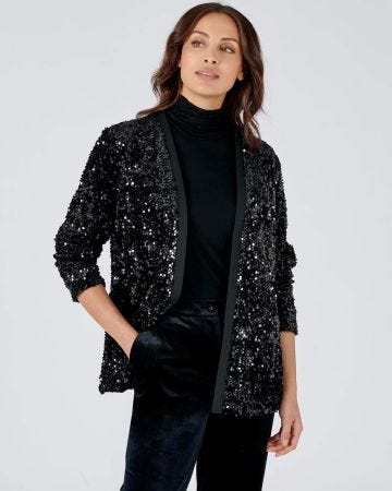 Veste en sequins