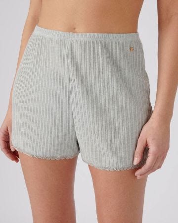 Shorty maille pointelle