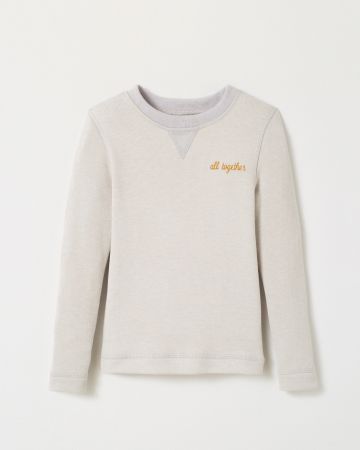 Sweat-shirt enfant molleton gratté Thermolactyl Sensitive