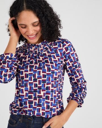 T-shirt graphique maille chaude