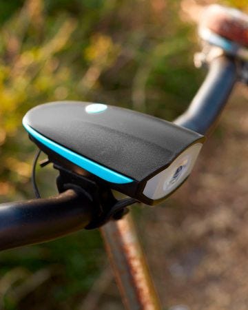 Lumière vélo avec sonnette