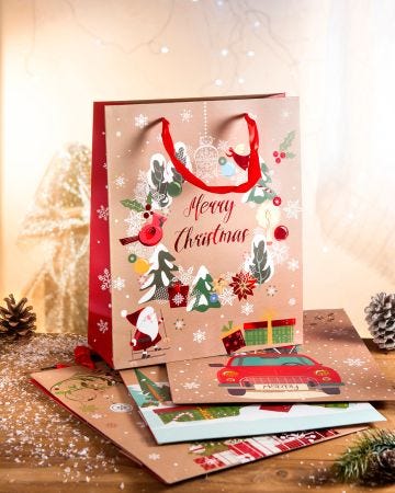 Sacs cadeaux Noël