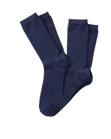 Lot de 2 paires de mi-chaussettes avec cachemire