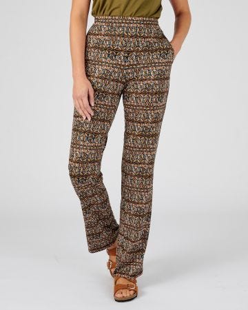 Pantalon maille crêpe stretch