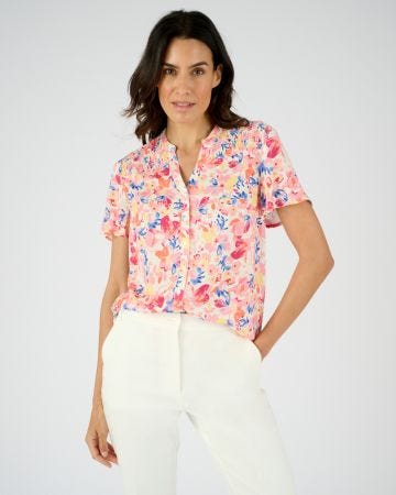 Chemisier à smocks Climatyl
