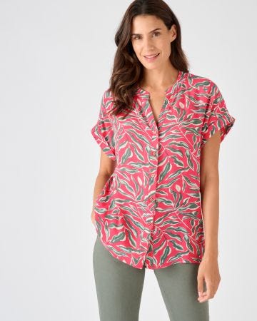 Chemisier crépon pure viscose Lenzing(TM) EcoVero(TM)