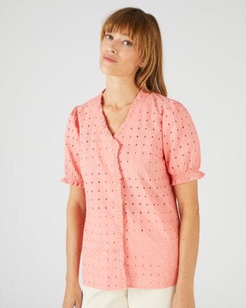 Chemisier broderie anglaise