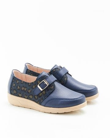 Derbies dessus croûte de cuir