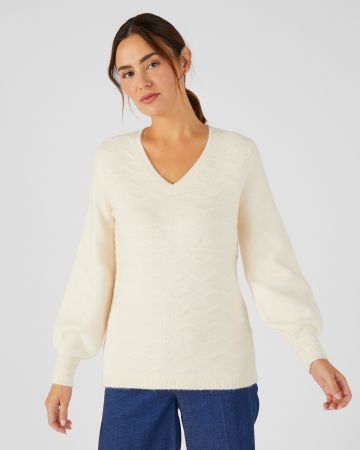 Pull chaud col V Thermolactyl