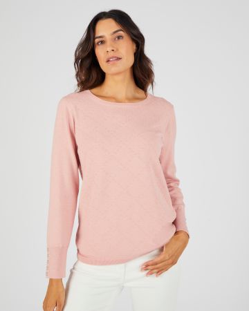 Pull motif losanges