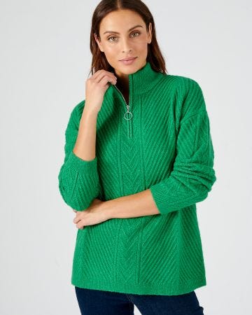 Pull col camionneur avec jeu de maille Thermolactyl