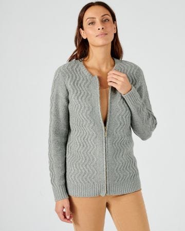 Cardigan chaud zippé Thermolactyl