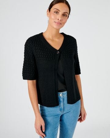 Boléro maille fantaisie