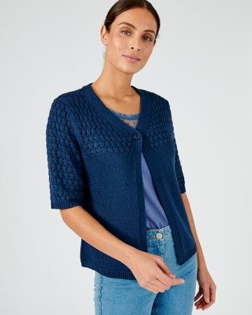 Boléro maille fantaisie