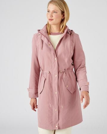 Parka longue toucher doux