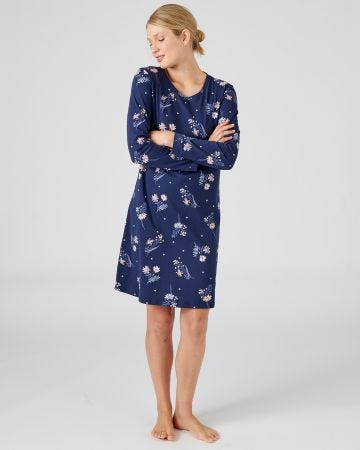 Chemise de nuit intérieur émerisé