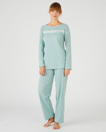 Pyjama avec détail de dentelle