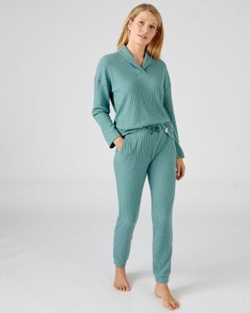 Pyjama en maille côtelée Thermolactyl