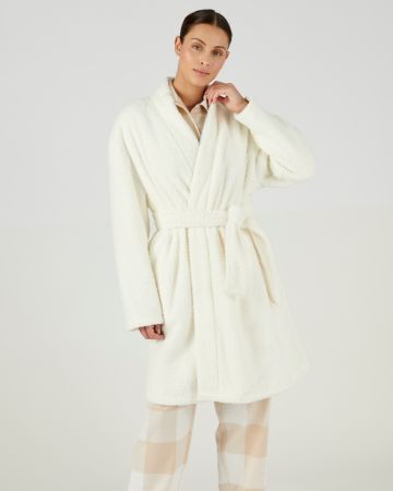 Veste d'intérieur kimono en maille moelleuse Thermolactyl