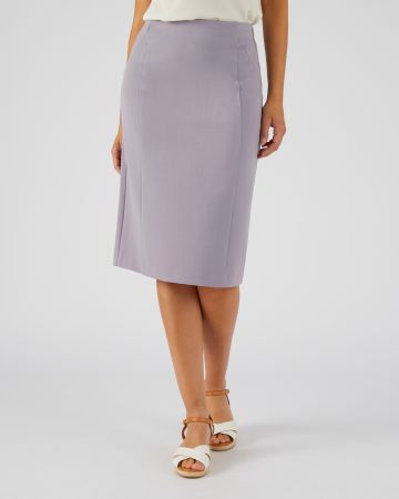 Jupe droite stretch