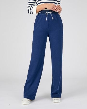 Pantalon large en molleton gratté