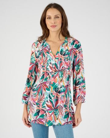 Tunique créponnée pure viscose