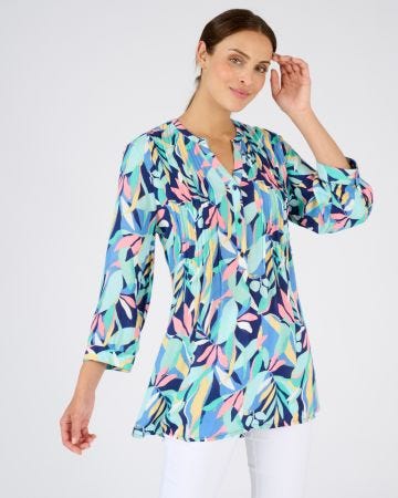 Tunique créponnée pure viscose
