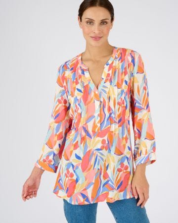 Tunique créponnée pure viscose
