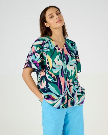 Chemisier crépon pure viscose
