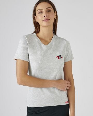 Tee-shirt manches courtes femme - Damart x Classic Riders