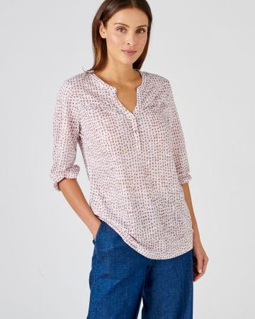 Blouse ample manches 3/4