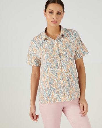 Chemisier maille imprimé Climatyl