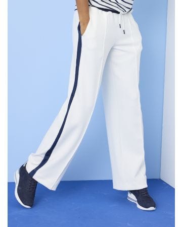 Pantalon large sport-chic
