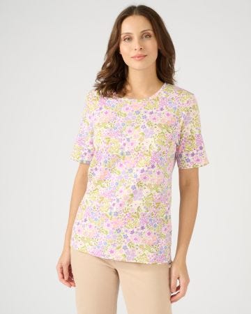 T-shirt imprimé pur coton