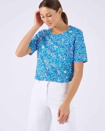 T-shirt imprimé pur coton