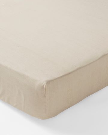 Drap-housse Calendula pur coton.