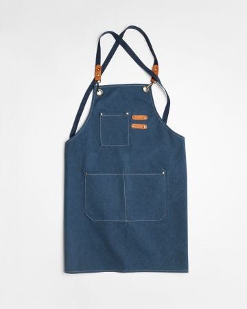 Tablier mixte bleu denim