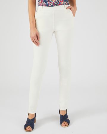 Pantalon bi-stretch effet ventre plat