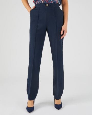 Pantalon enfilable à boucle fantaisie