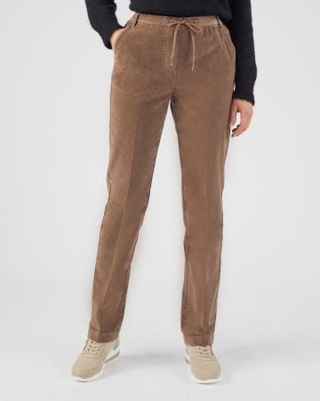 Pantalon enfilable velours
